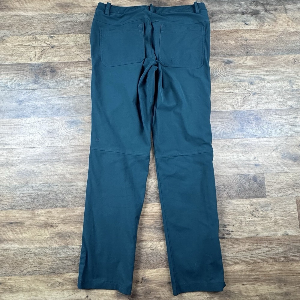 Lululemon‎ ABC Pant Slim 30"L Utilitech GRNJ Green Jewel Teal Blue Men's Size 30 - Picture 3 of 12
